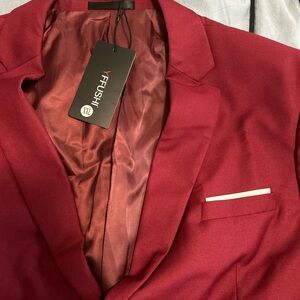 Yffushi suit jacket red XXL